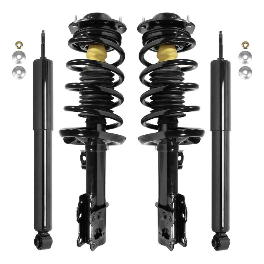 Klimoto Front and Rear 4 Wheel Complete Strut Assembly with Gas 並行輸入品_3