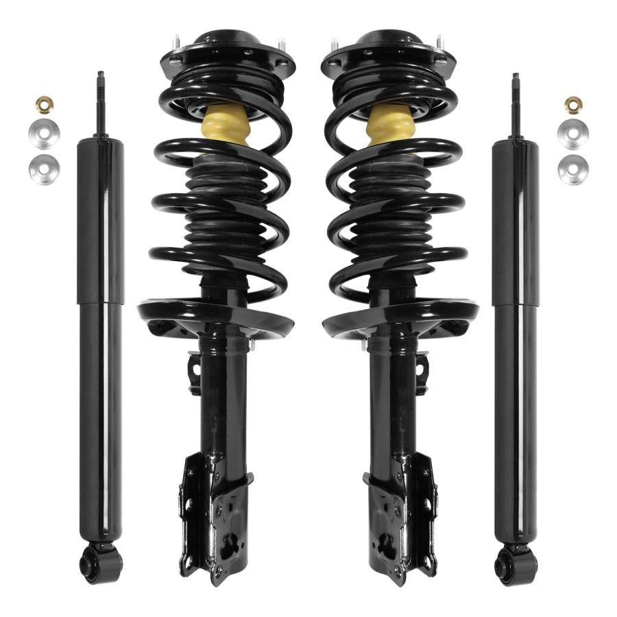 Klimoto Front and Rear 4 Wheel Complete Strut Assembly with Gas 並行輸入品_9