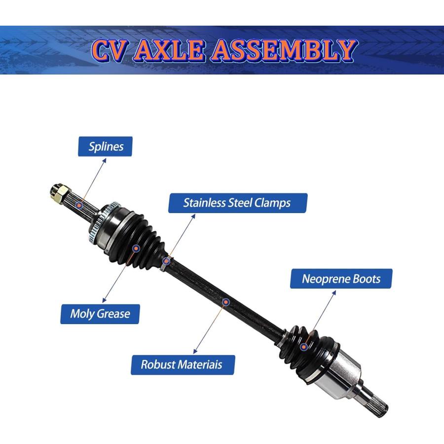MAXFAVOR CV Axle Shaft Assembly Front Right Side Compatible With 並行輸入品の画像
