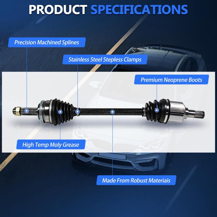 【並行輸入品】 Maxfavor CV Axle Shaft Assembly fit for Acura TL 2009 2012 3.5L,の画像