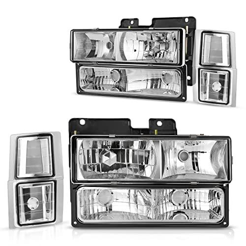 【並行輸入品】DWVOヘッドライトアセンブリ シボレーC/Kシリーズ1500 2500 3500/Tahoe/Suburban/Silveradの画像