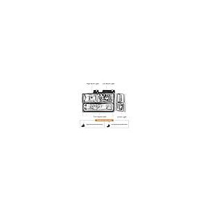 【並行輸入品】DWVOヘッドライトアセンブリ シボレーC/Kシリーズ1500 2500 3500/Tahoe/Suburban/Silveradの画像