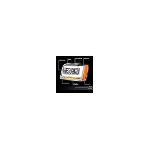【並行輸入品】DNA Motoring HL HPL CSA07 CH AM クロム アンバー シーケンシャル シグナル LED DRL プロジの画像