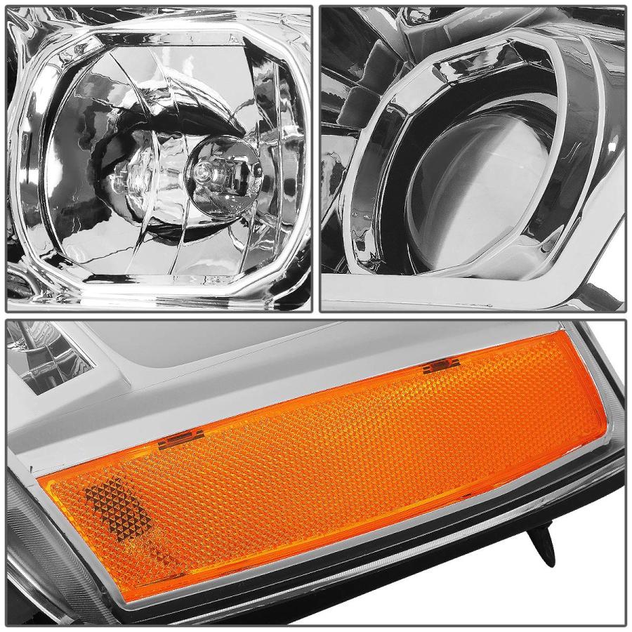 【並行輸入品】DNA Motoring HL HPL CSA07 CH AM クロム アンバー シーケンシャル シグナル LED DRL プロジの画像