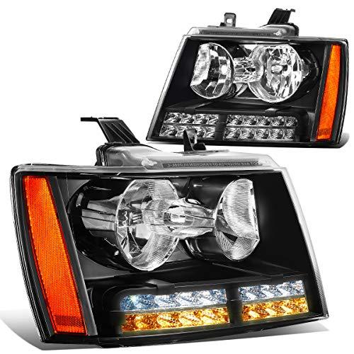 【並行輸入品】DNA MOTORING HL LED CSA07 BK AM ペア LED DRL+ウィンカー プロジェクター ヘッドライト ヘの画像