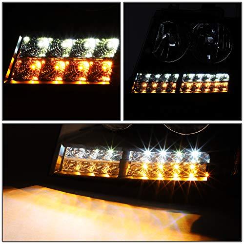 【並行輸入品】DNA MOTORING HL LED CSA07 BK AM ペア LED DRL+ウィンカー プロジェクター ヘッドライト ヘの画像
