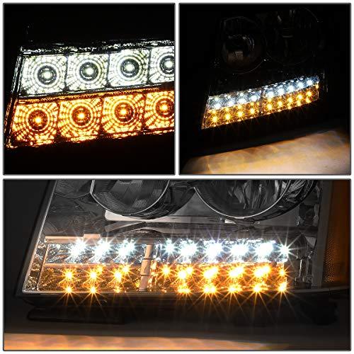 【並行輸入品】DNA Motoring HL LED CSA07 CH AM ペア LED DRL+ウィンカー プロジェクター ヘッドライト ヘの画像