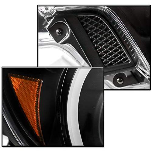 ZMAUTOPARTS モノアイLED DRLプロジェクターヘッドライト ヘッドランプ ブラック 2012 2015トヨタタコマに 並行輸入品の画像