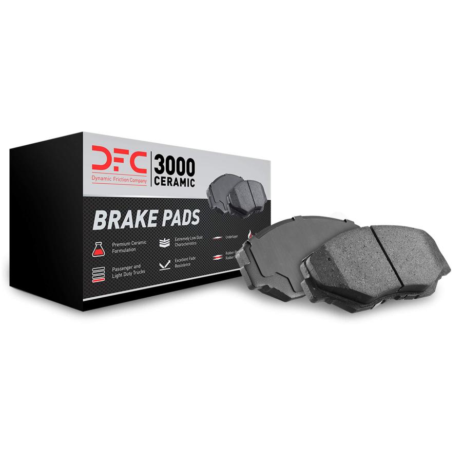 【並行輸入品】フロントセット Dynamic Friction Company 3000 セラミック ブレーキパッド 1310 1917 00の画像
