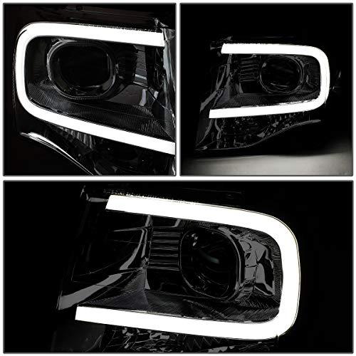 ペア スモークハウジング アンバー コーナー 3D LED DRL プロジェクター ヘッドライト ランプ 交換用 フォード エクス 並行輸入品_7