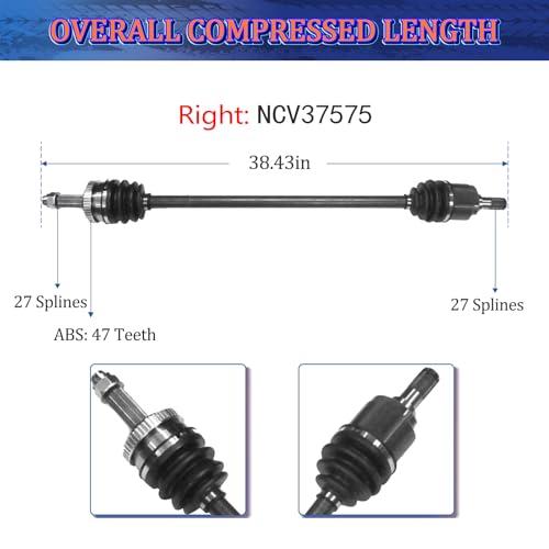 【並行輸入品】 MAXFAVOR CV Axle Front fit for Hyundai Sonata 2.4L 2008 2009 201の画像