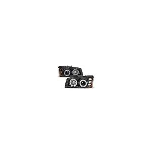 ACANII 2003 2006 シボレー シルバラード 1500 2500 3500 アバランチ LED ヘイロー ブラック 並行輸入品_2