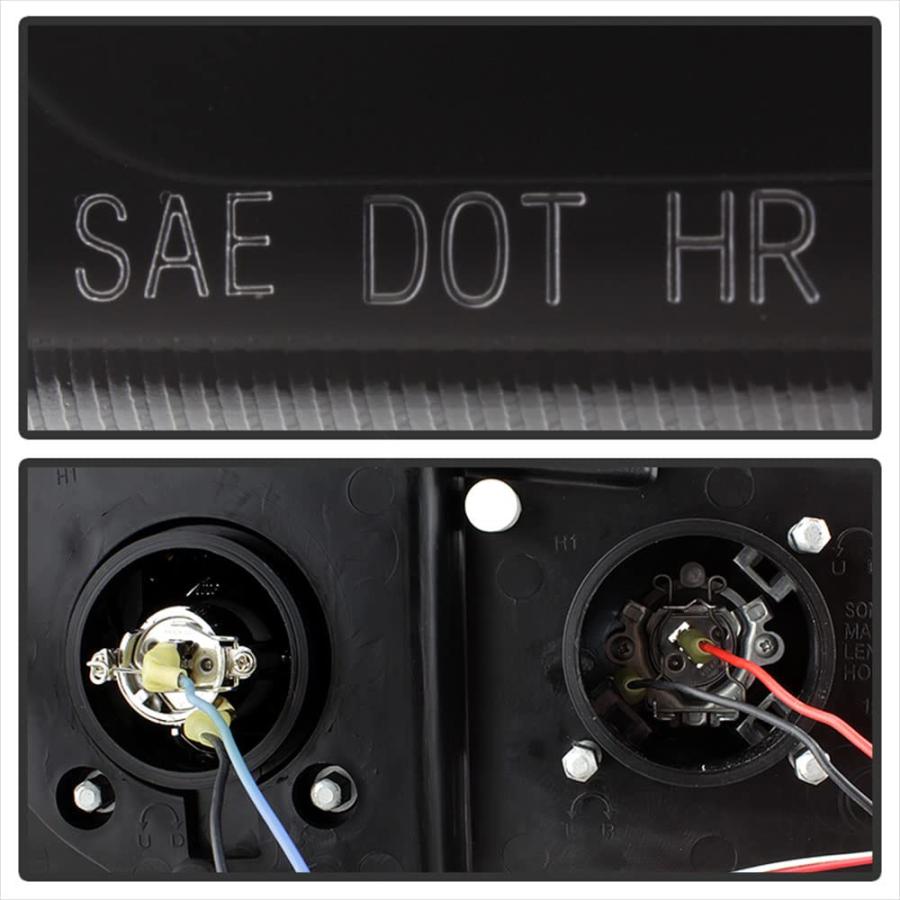 ACANII 2003 2006 シボレー シルバラード 1500 2500 3500 アバランチ LED ヘイロー ブラック 並行輸入品_9