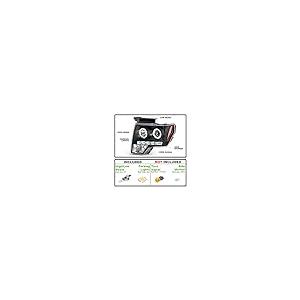 【並行輸入品】ACANII   For 2009 2014 Ford F150 LED Halo Ring Black Housing Projの画像