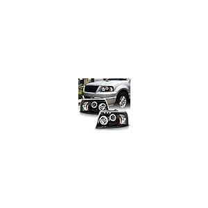 【並行輸入品】ACANII   For 2003 2006 Ford Expedition LED Halo Black Housing Proの画像