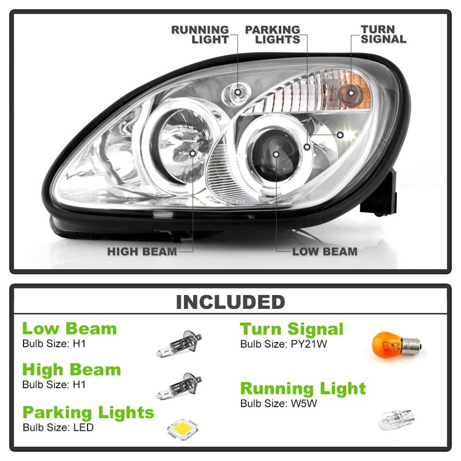ACANII   For [Halogen Model] 1998 2004 Mercedes Benz R170 SLK230 並行輸入品の画像