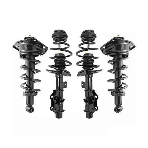 【並行輸入品】 COMPLETESTRUTS Front & Rear Complete Strut Assemblies with Coi_1