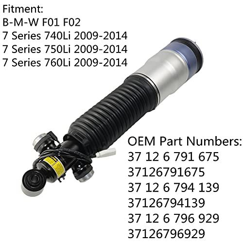 リア左エアショックサスペンションストラット ADS付き 37126791675 交換用 BMW F01 F02 740i 750L 並行輸入品_4