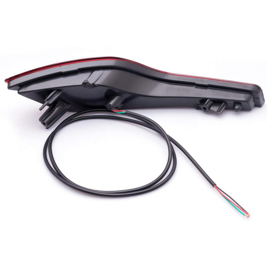 Xotic Tech LEDリアバンパーリフレクター フォグブレーキテールライトランプキット ホンダ CRV CR V 2017  並行輸入品の画像