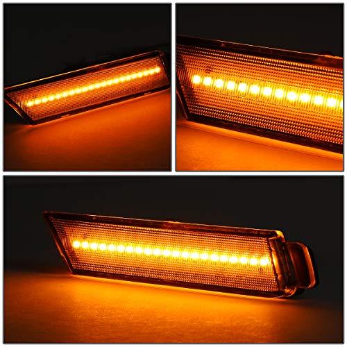 4Pcs LED Front+Rear Bumper Corner Side Marker Light Lamps Compat 並行輸入品の画像