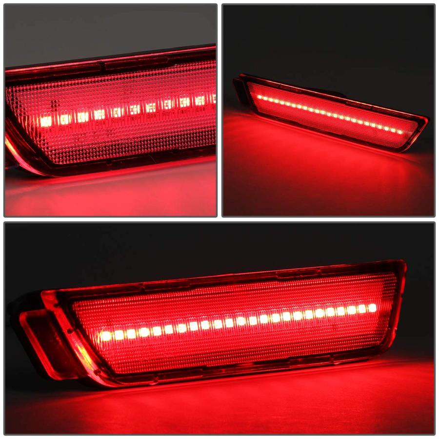 4Pcs LED Front+Rear Bumper Corner Side Marker Light Lamps Compat 並行輸入品の画像