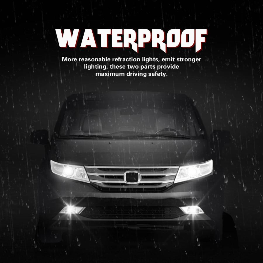 RP Remarkable Power 2011 2013 Odyssey クリアフォグライトバンパーランプ 配線ハーネスとスイッ 並行輸入品の画像