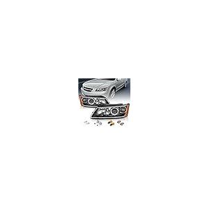AmeriLite 2006 2008 ヒュンダイ ソナタ ブラック 交換用プロジェクターヘッドライトペア 電球付き   運転席と 並行輸入品_2