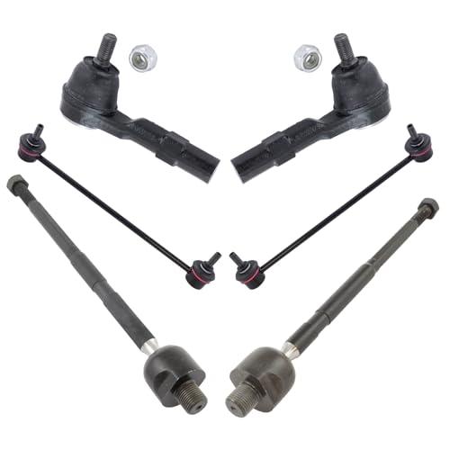 ステアリング&サスペンションキット インナーアウタータイロッド スウェイバーエンドリンク 6ピース TRQ Front Steer 並行輸入品_1