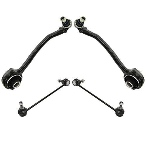 【並行輸入品】サスペンションキット 4ピース 下部後部コントロールアーム スウェイバーエンドリンク付き TRQ Front Suspensionの画像