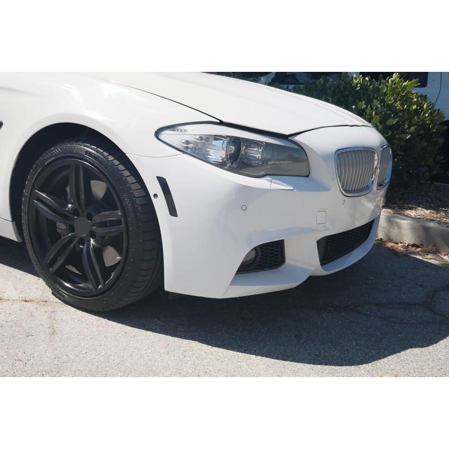 iJDMTOY ブラックスモークレンズフロントバンパーサイドマーカー 2011 16 BMW F10/F11 5シリーズ 525i 並行輸入品_3