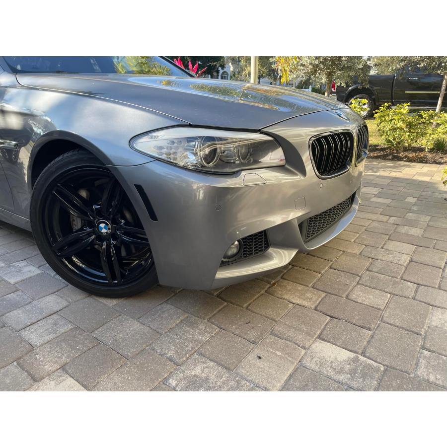 iJDMTOY ブラックスモークレンズフロントバンパーサイドマーカー 2011 16 BMW F10/F11 5シリーズ 525i 並行輸入品_6