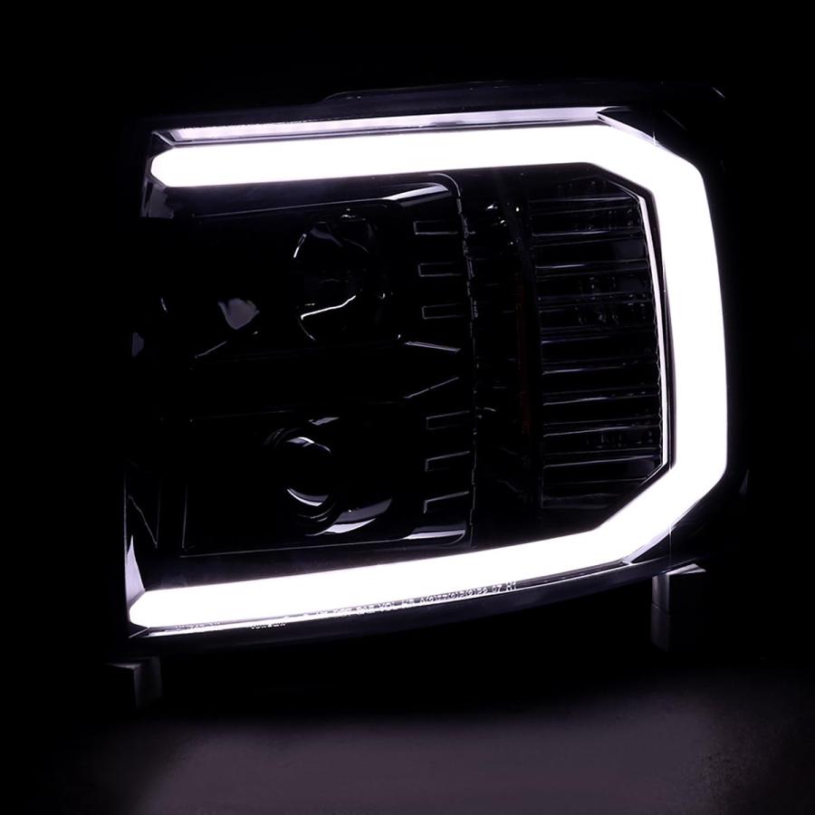 【並行輸入品】 Spec D Tuning LED Light Bar Jet Black Housing Clear Lens Projectの画像
