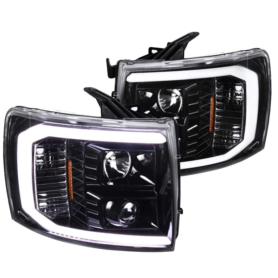 【並行輸入品】 Spec D Tuning LED Light Bar Jet Black Housing Clear Lens Projectの画像