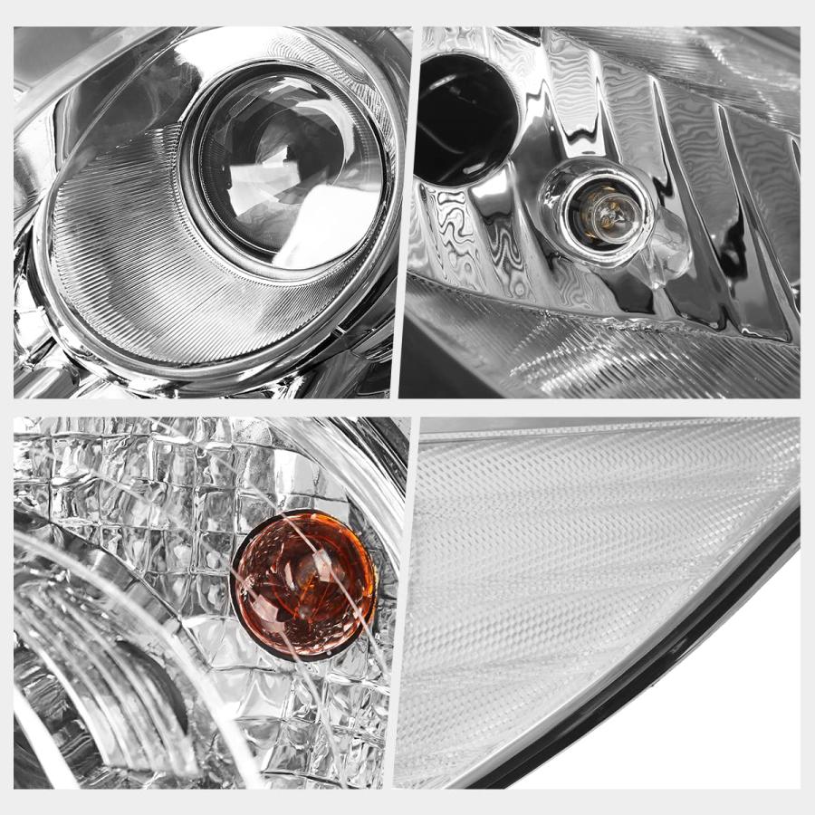 PM PERFORMOTOR プロジェクターヘッドライトアセンブリ ソナタ11 14対応 | クロームHouisngクリアコーナー 並行輸入品の画像