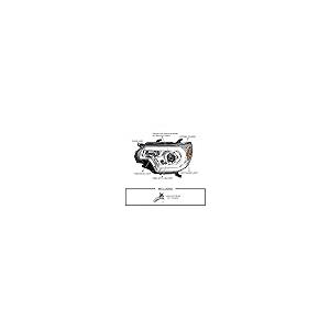 【並行輸入品】Spec D Tuning LEDライトバー クロームハウジング クリアレンズ プロジェクターヘッドライト 2012 2015 トの画像