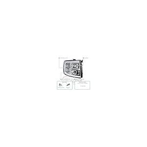 【並行輸入品】 Spec D Tuning LED Light Bar Chrome Housing Clear Lens Projectorの画像