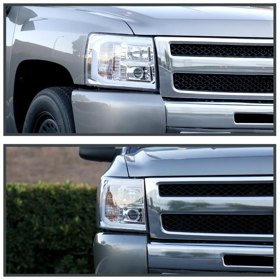 【並行輸入品】 Spec D Tuning LED Light Bar Chrome Housing Clear Lens Projectorの画像