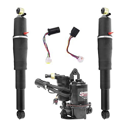 Rear Autoride Suspension Air Shock Absorbers w/Bypass \u0026 Air Comp 並行輸入品_1