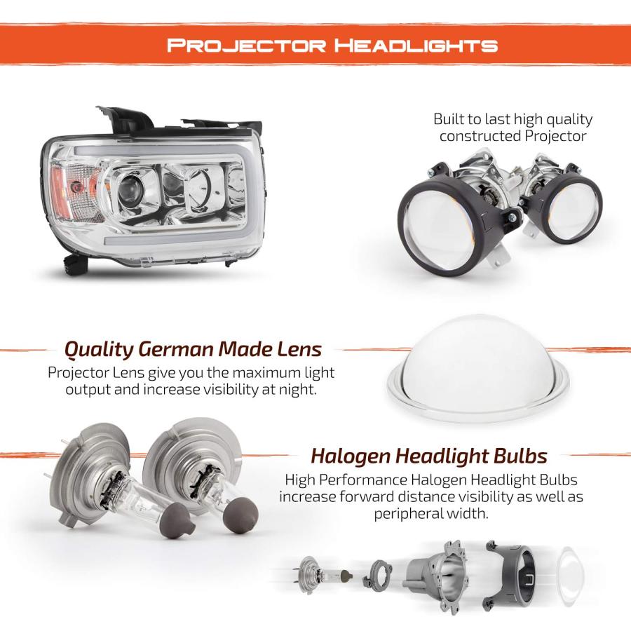 【並行輸入品】P1GCA15 VAR ブラウン 9 P1GCA15C AKKON   For 2015 2022 GMC Canyon LEDの画像