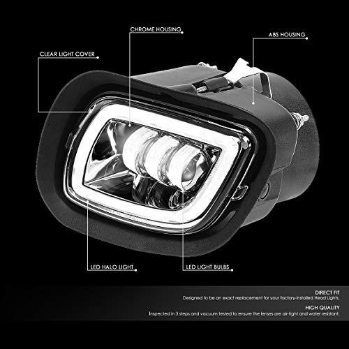 【並行輸入品】DNA MOTORING FL HAY 001 CH LED ヘイローリング DRL プロジェクター フォグライト 運転席側\u0026助手の画像