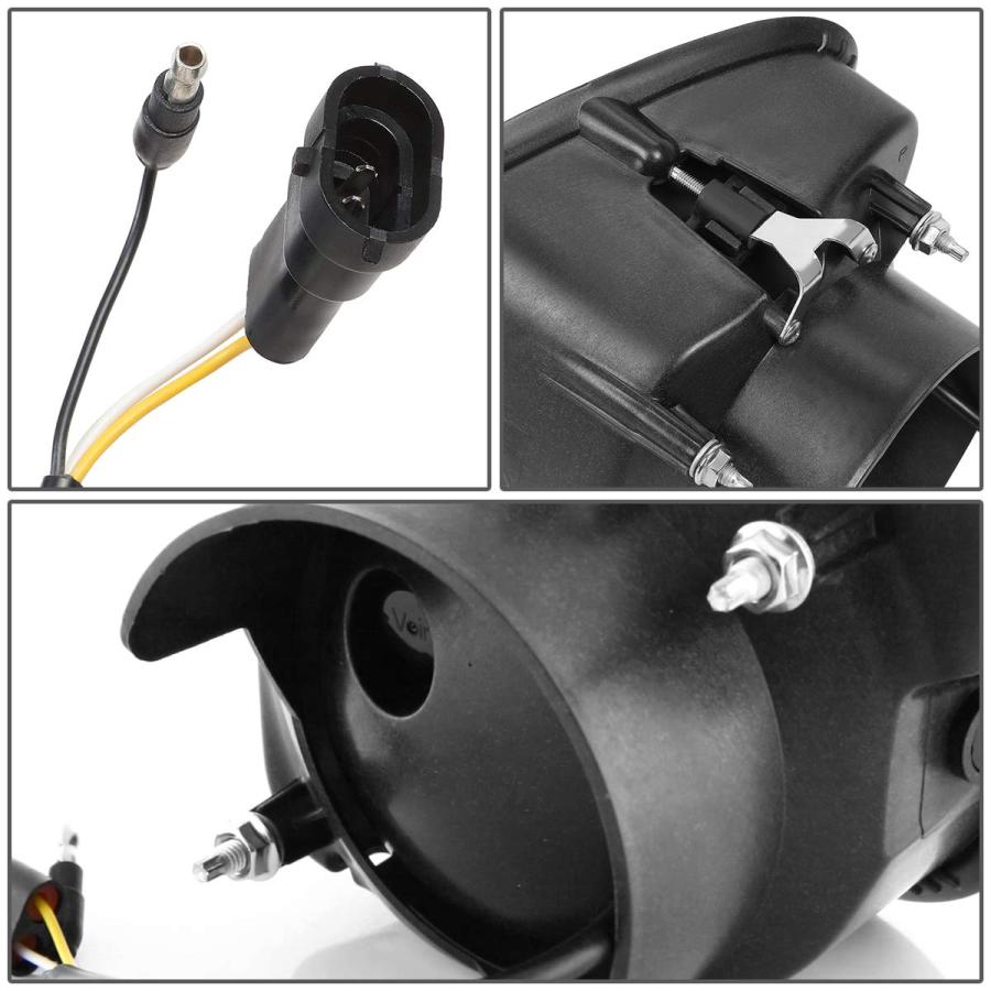 【並行輸入品】DNA MOTORING FL HAY 001 CH LED ヘイローリング DRL プロジェクター フォグライト 運転席側\u0026助手の画像