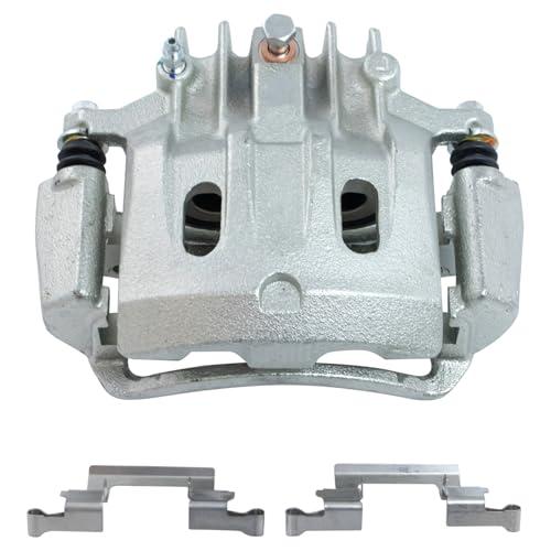 TRQ Rear Left Brake Caliper w/Bracket Drivers Side Compatible wi 並行輸入品の画像