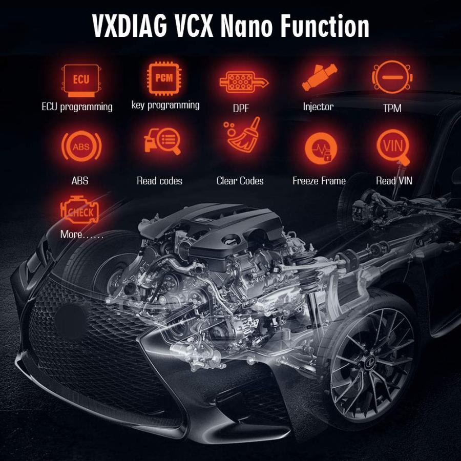 VXDIAG VCX Nano Ford/Mazda 2 in 1診断ツール IDSプログラミング