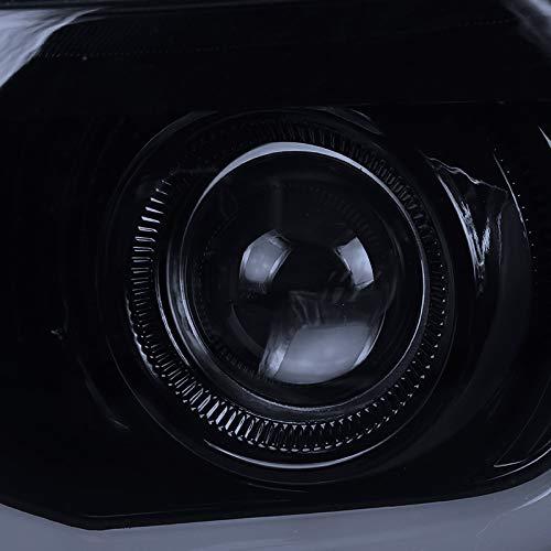 Instyleparts Smoke Lens Black Bezel DRL LED Light Bar Projector  並行輸入品の画像