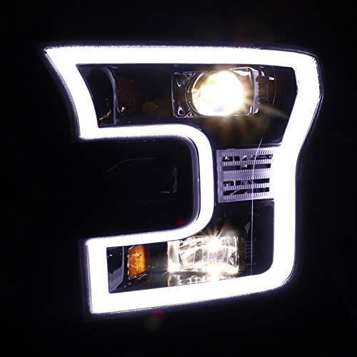 Instyleparts スモークレンズ ブラックベゼルハウジング DRL LEDライトバー プロジェクターヘッドライト F 15 並行輸入品_2