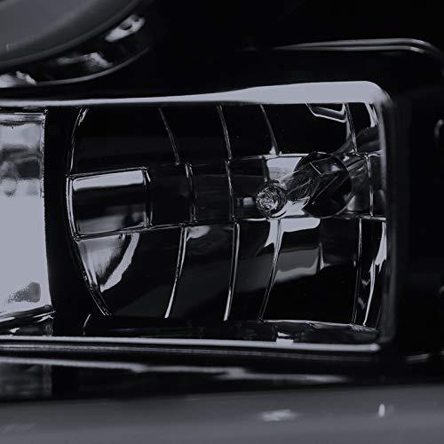 Instyleparts スモークレンズ ブラックベゼルハウジング DRL LEDライトバー プロジェクターヘッドライト F 15 並行輸入品_8