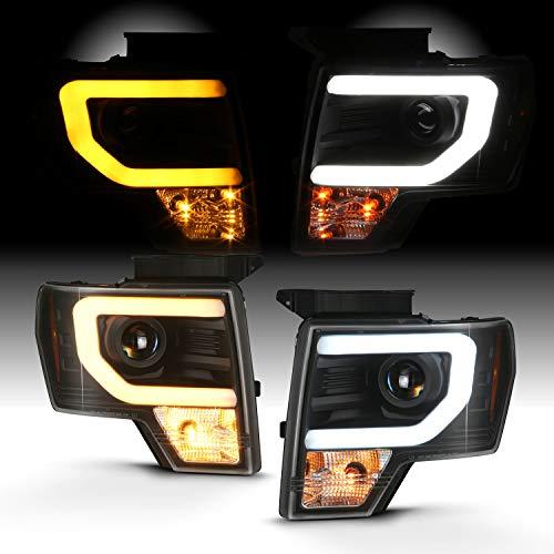 【並行輸入品】AKKON   2009 2014 フォード F 150 スイッチバック LEDチューブ ウィンカー DRL [ハロゲンタイプ]の画像