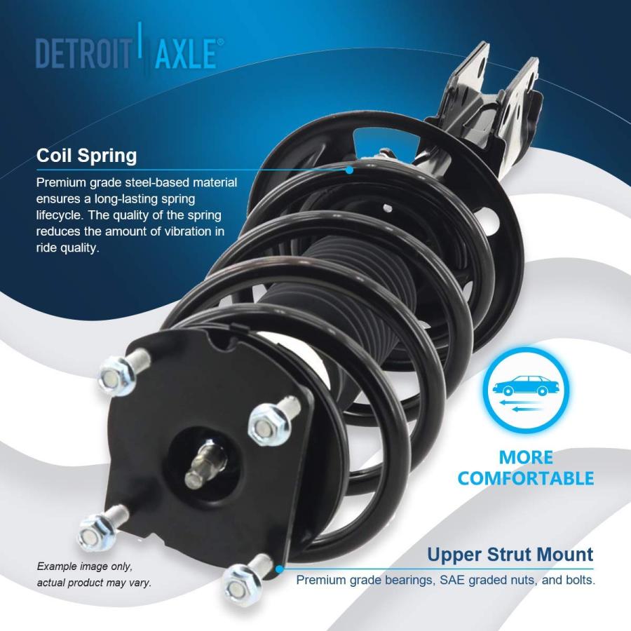 【並行輸入品】 Detroit Axle   FWD Front Left Strut for 2011 2012 2013 Ford Explの画像