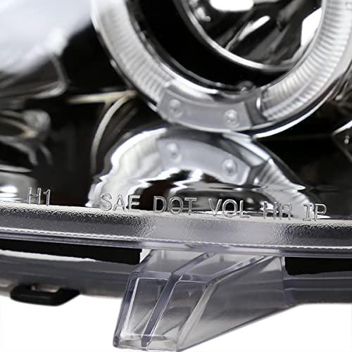 Carpartsinnovate 01 05 マツダ ミアータ MX5 交換用 クリア LED ヘイロー プロジェクター ヘッドラ 並行輸入品の画像