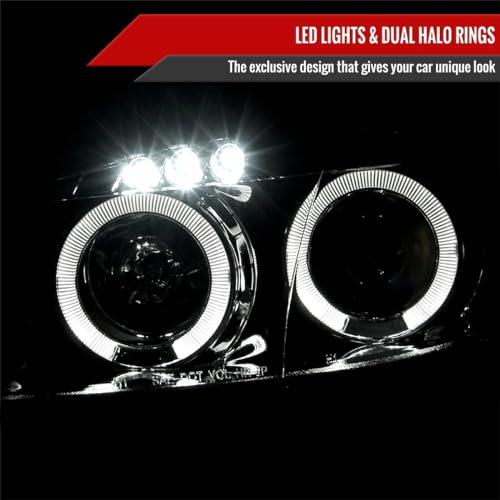Carpartsinnovate 01 05 マツダ ミアータ MX5 交換用 クリア LED ヘイロー プロジェクター ヘッドラ 並行輸入品の画像
